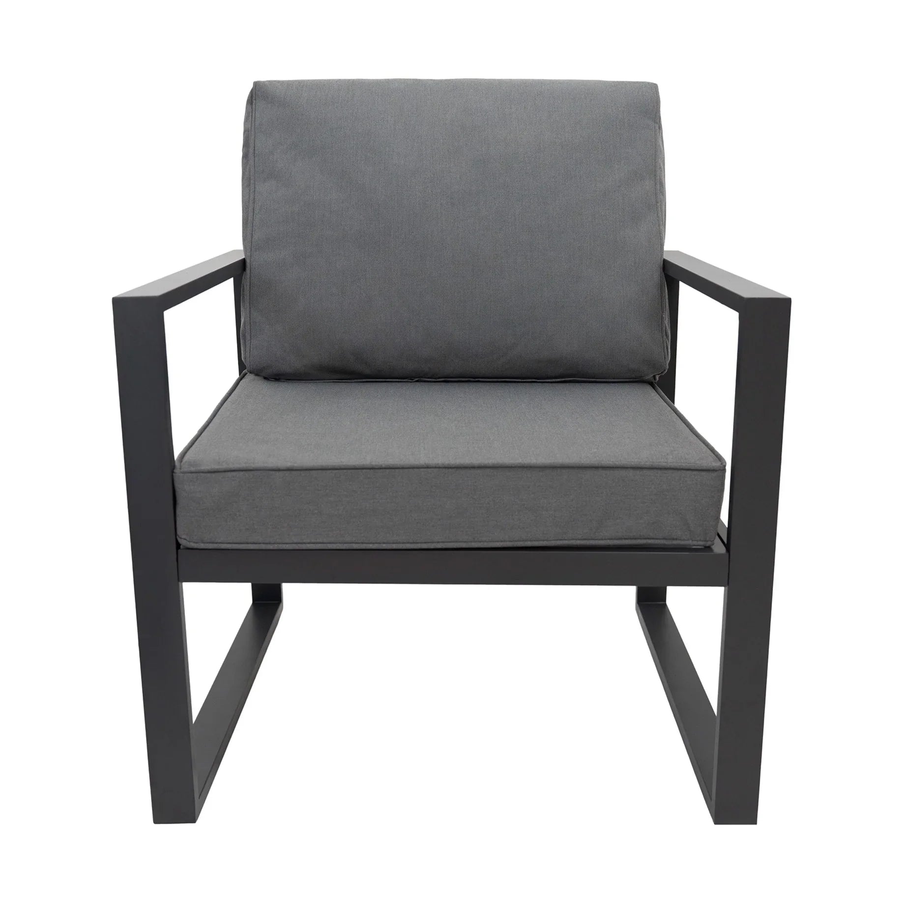 Aluminium 7 Seater Garden Furniture Set With Fire Pit