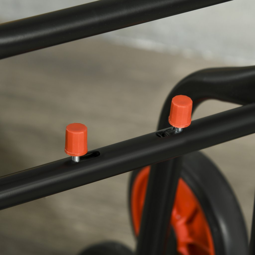 Foldable Steel Stair Climbing Trolley – 120kg Red