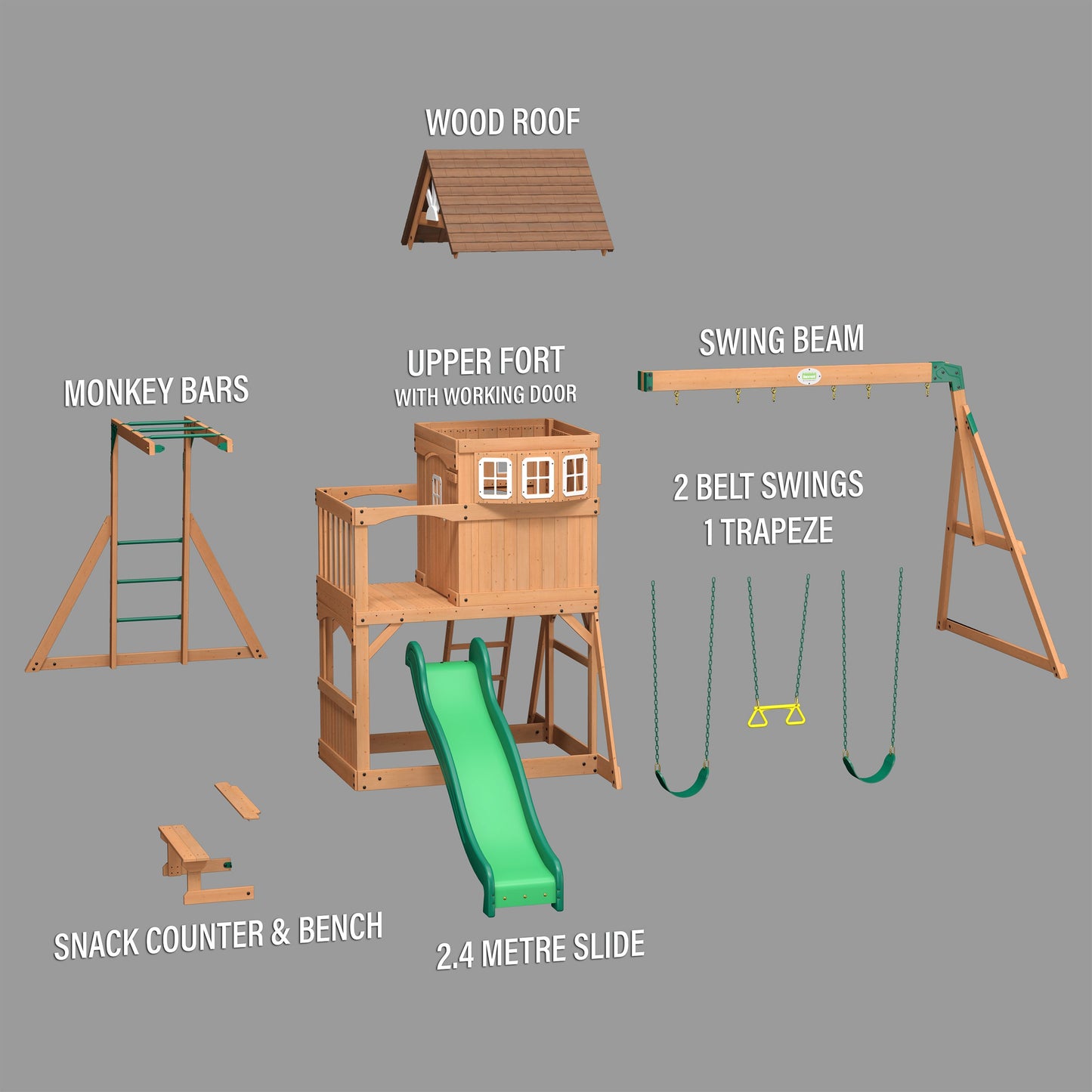 Montpelier Swing Set and Climbing Frame