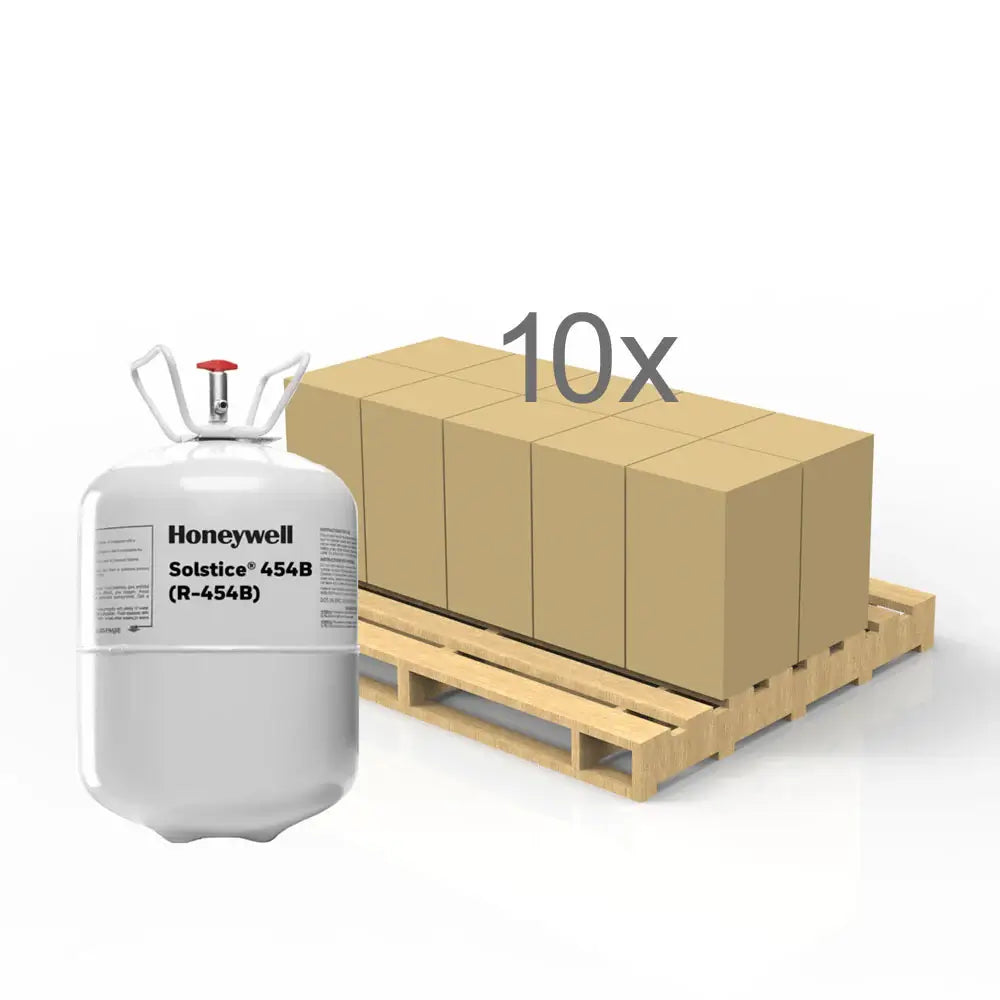 R454B Refrigerant 20 LB QTR PALLET (10 Cylinders)