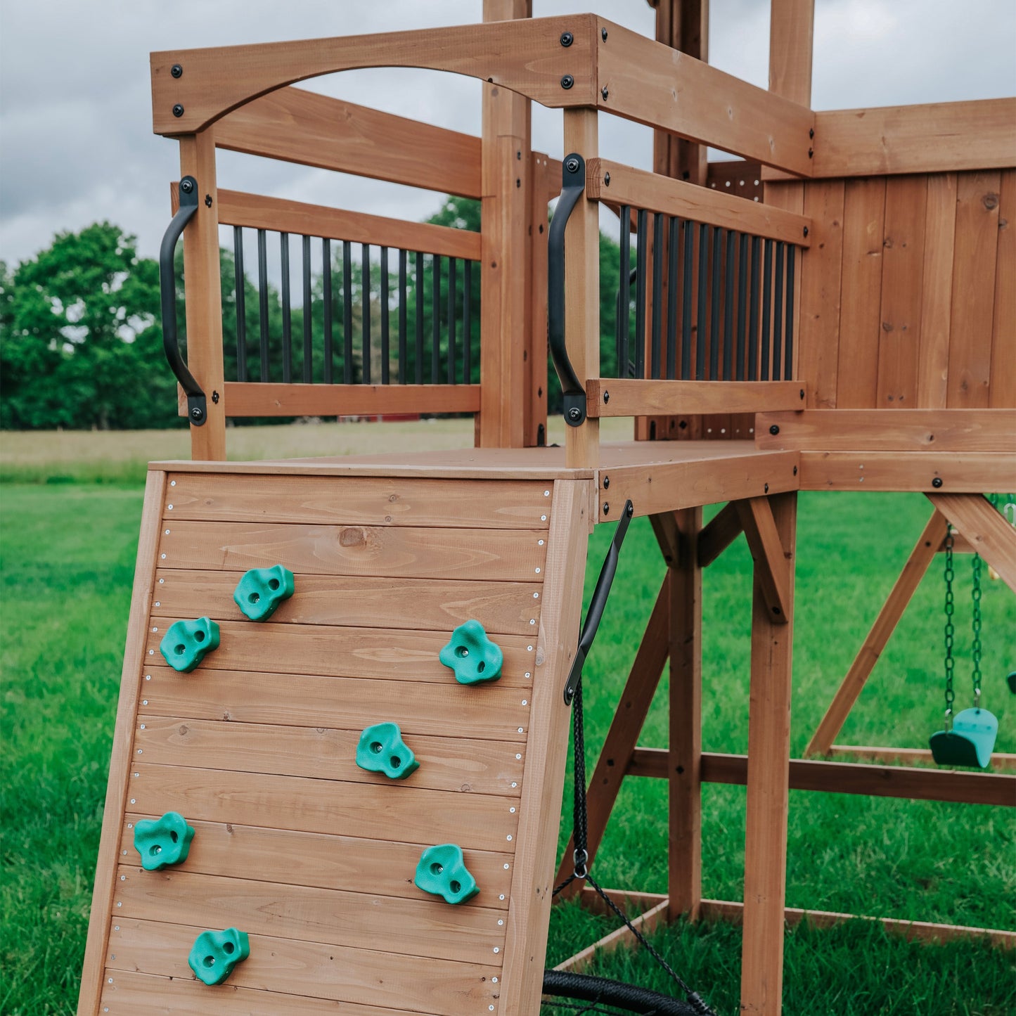 Sterling Point Swing Set and Climbing Frame