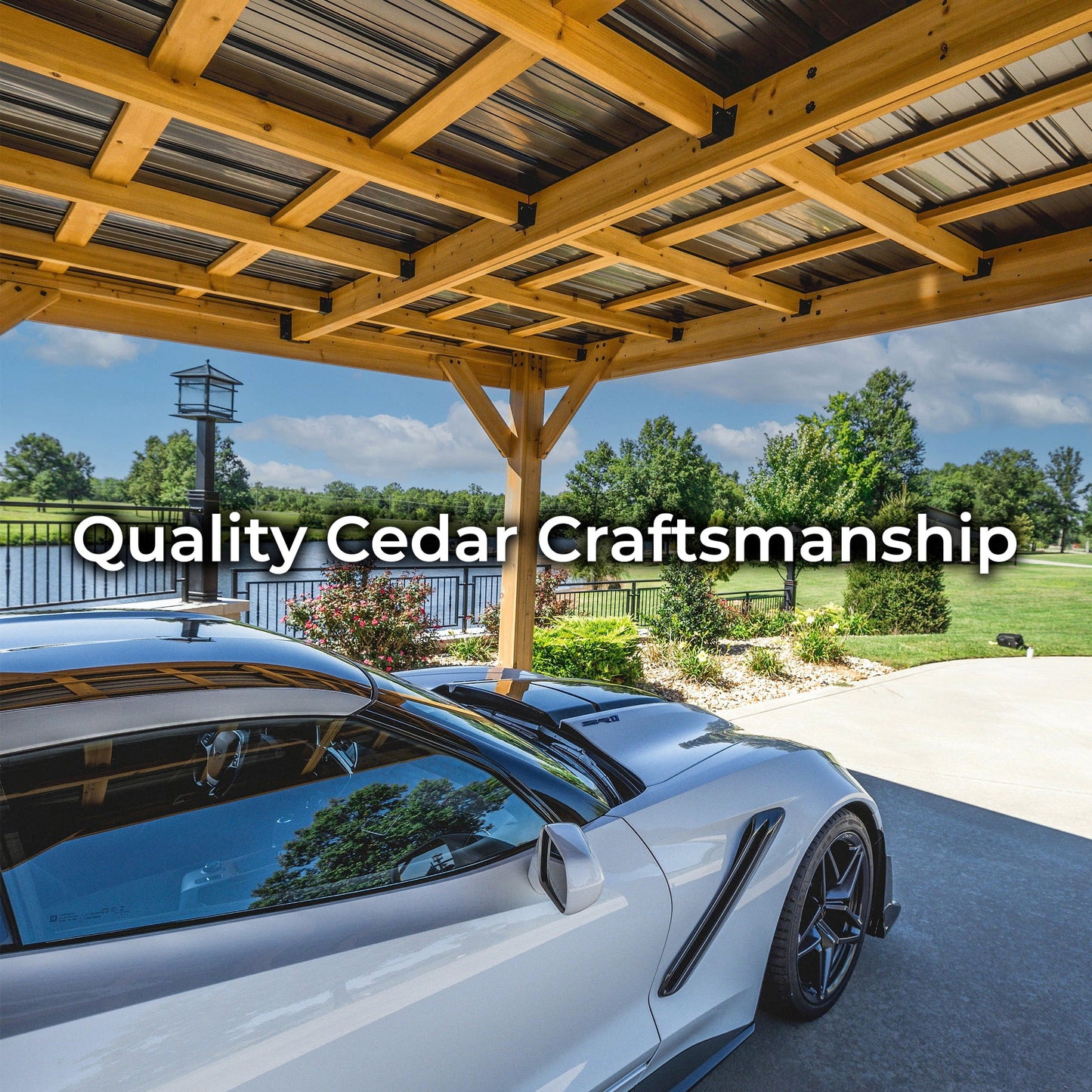 6.2m x 3.7m (20ft x 12ft) Kingsport Carport