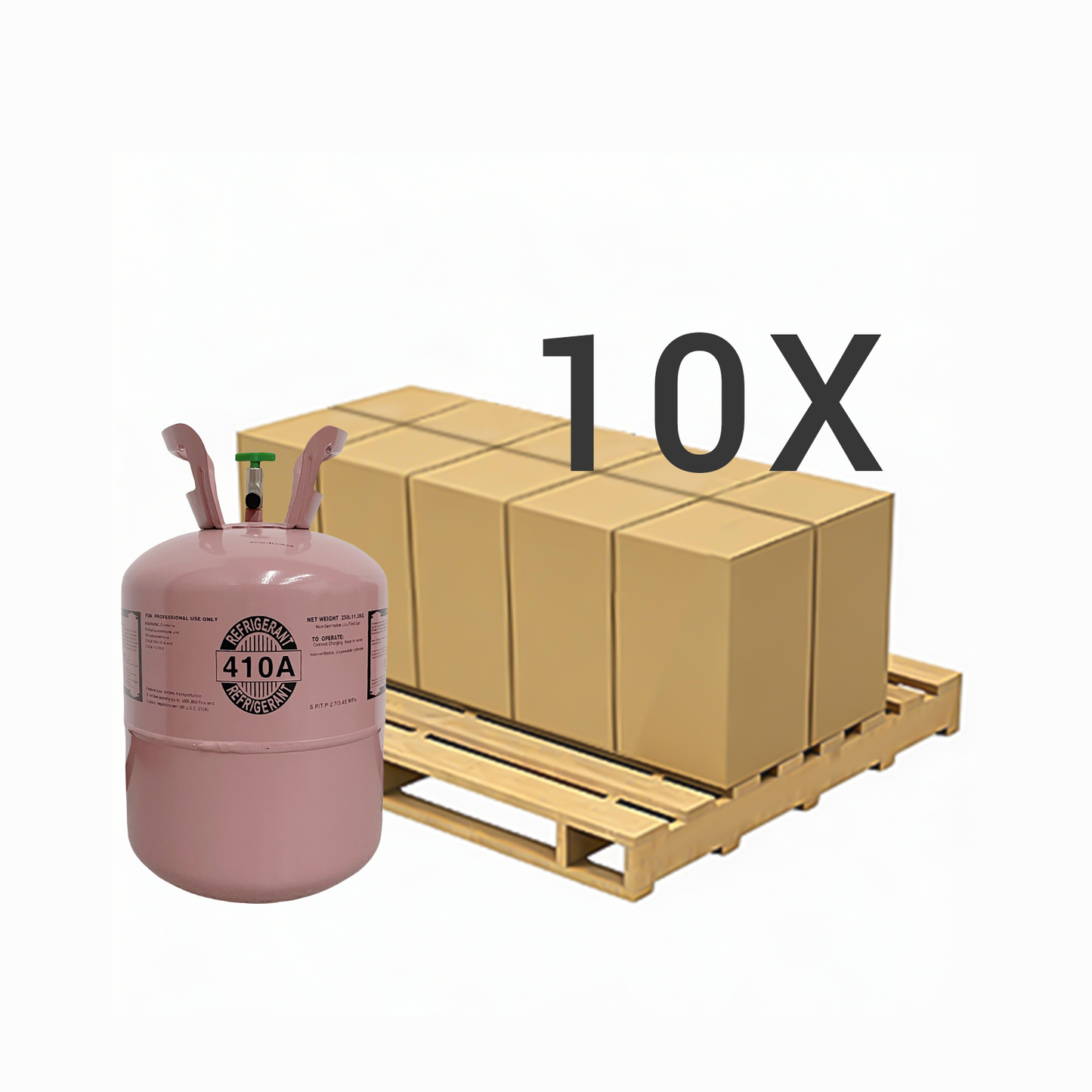 25LB R410A (R-410A) Refrigerant Gas | 40 Cylinders