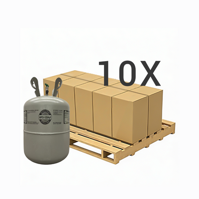 11 LB R1234yf (R-1234yf) Refrigerant Gas | 30 Cylinders