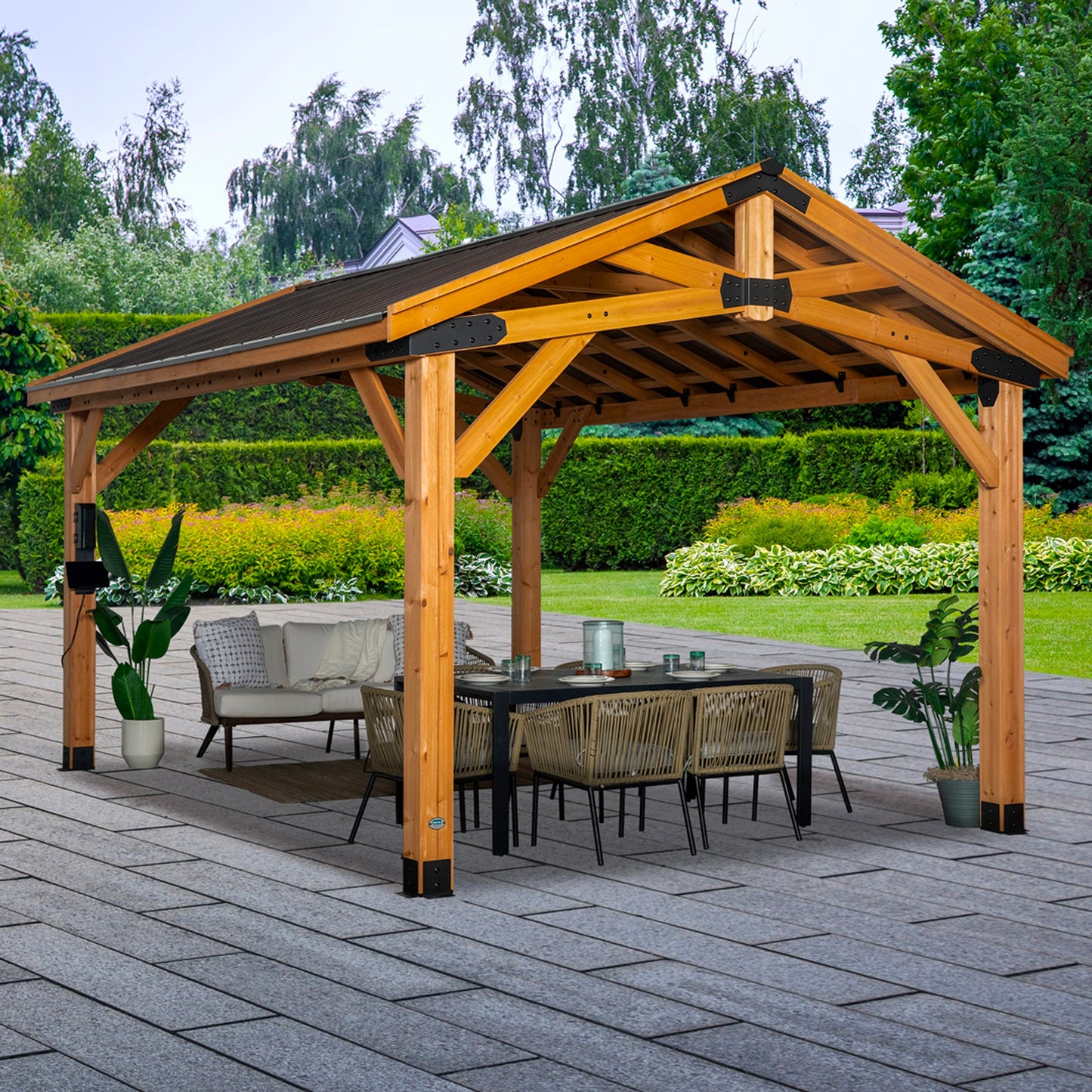 5.0m x 3.7m (16ft x 12ft) Norwood Gazebo