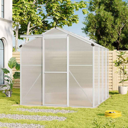 Aluminium Hobby Greenhouse – 8ft x 6ft