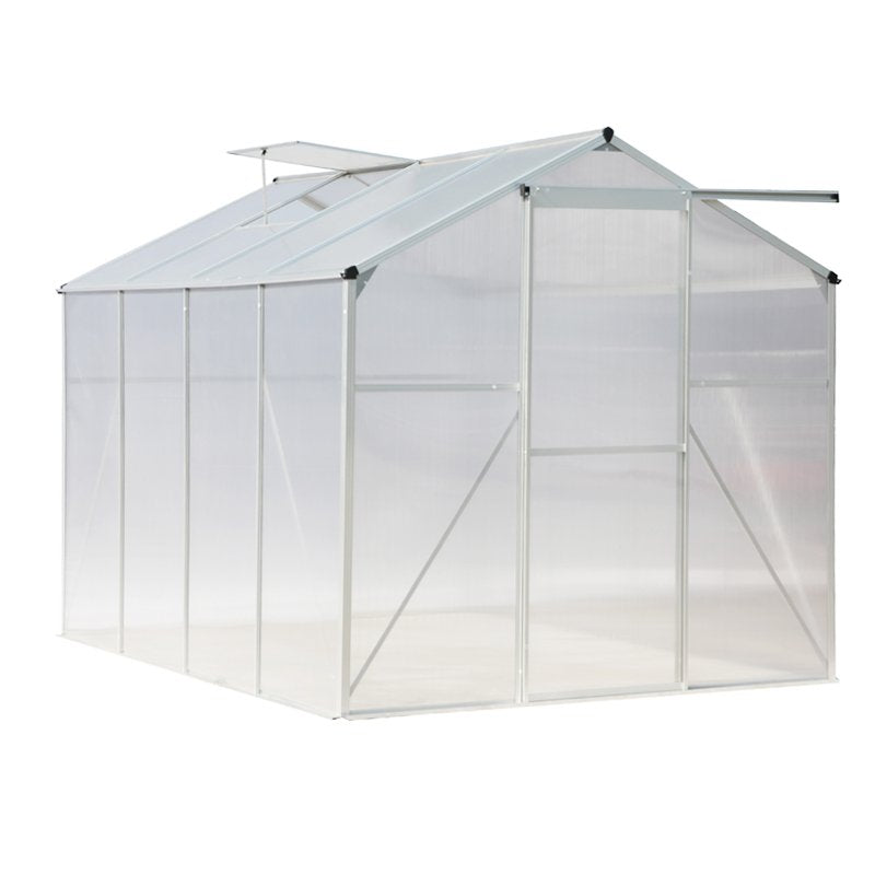 Aluminium Hobby Greenhouse – 8ft x 6ft