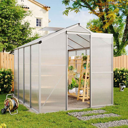 Aluminium Hobby Greenhouse – 8ft x 6ft