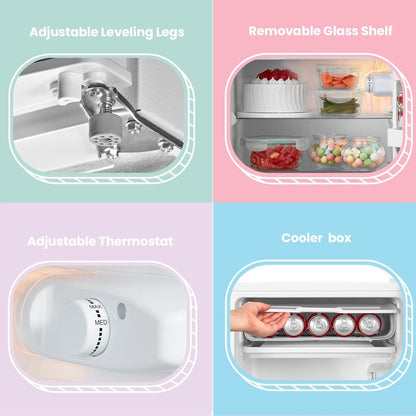 Fridge & Freezer Combo Set – 93L Fridge + 60L Freezer