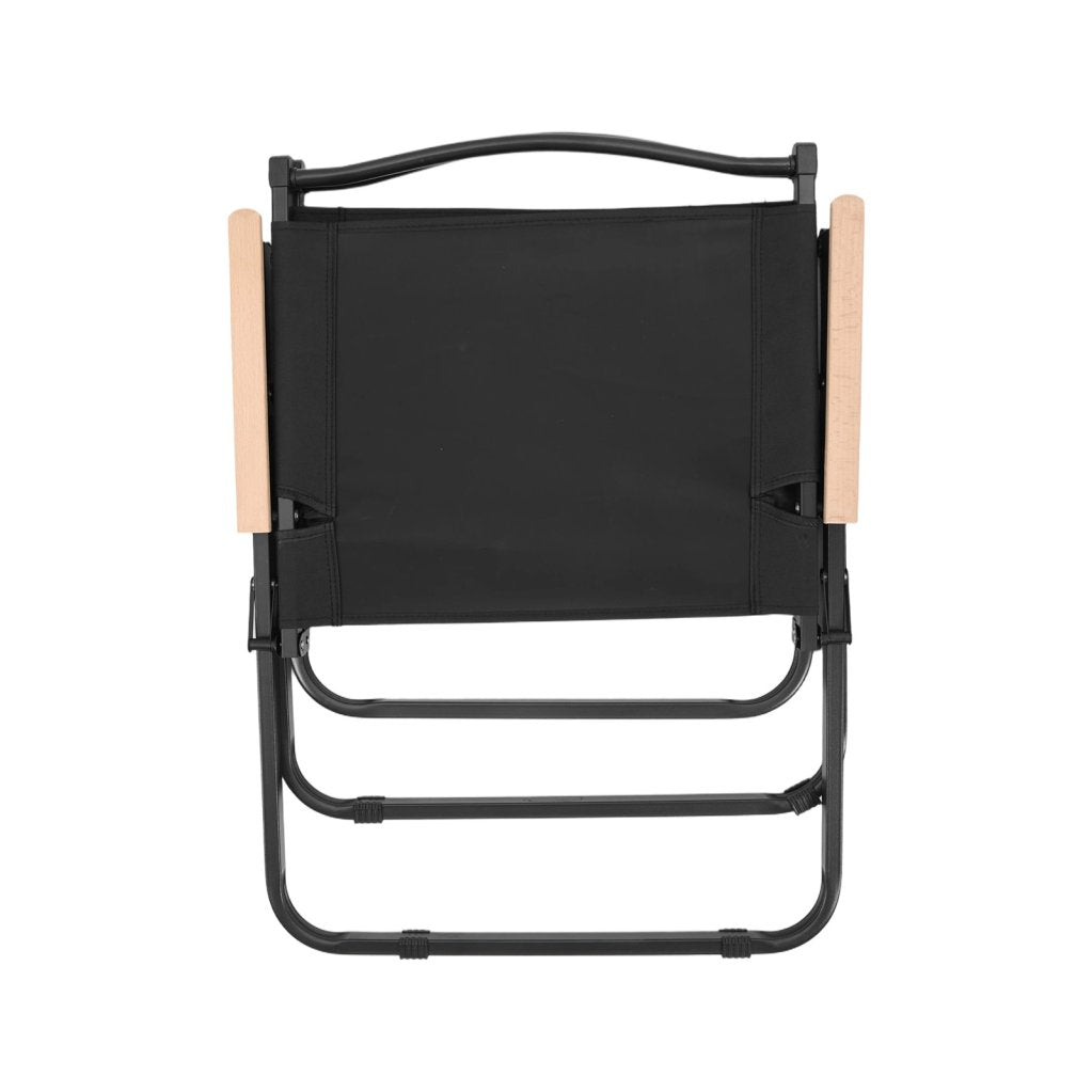 Black Folding Camping Table & 4 Chair Set