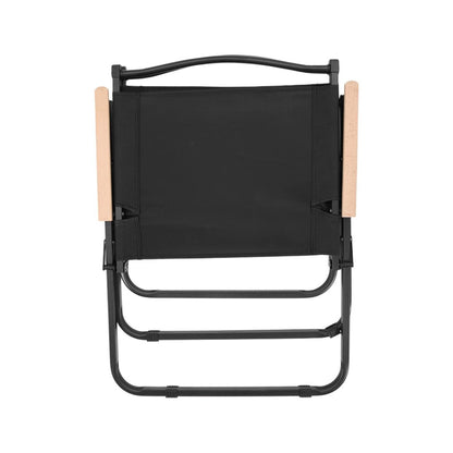 Black Folding Camping Table & 4 Chair Set