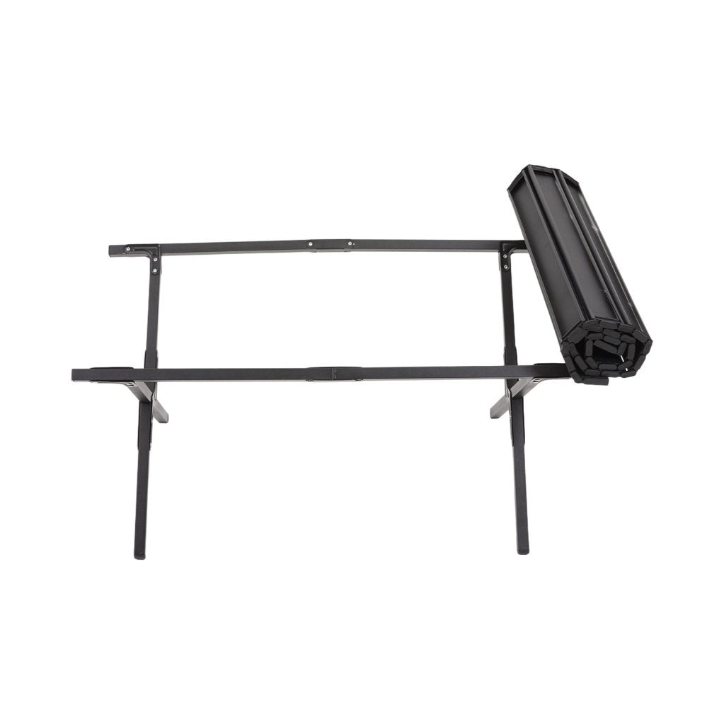 Black Folding Camping Table & 4 Chair Set