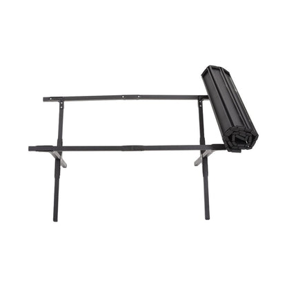 Black Folding Camping Table & 4 Chair Set