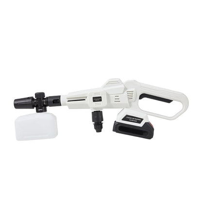 21V Cordless Handheld Pressure Washer – White & Black