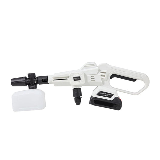 21V Cordless Handheld Pressure Washer – White & Black