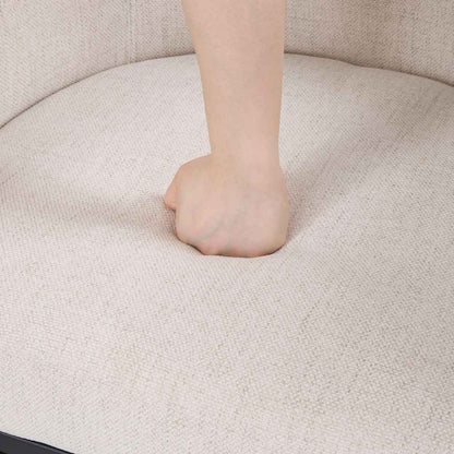 Beige Chenille Bar Stools – Set of 2