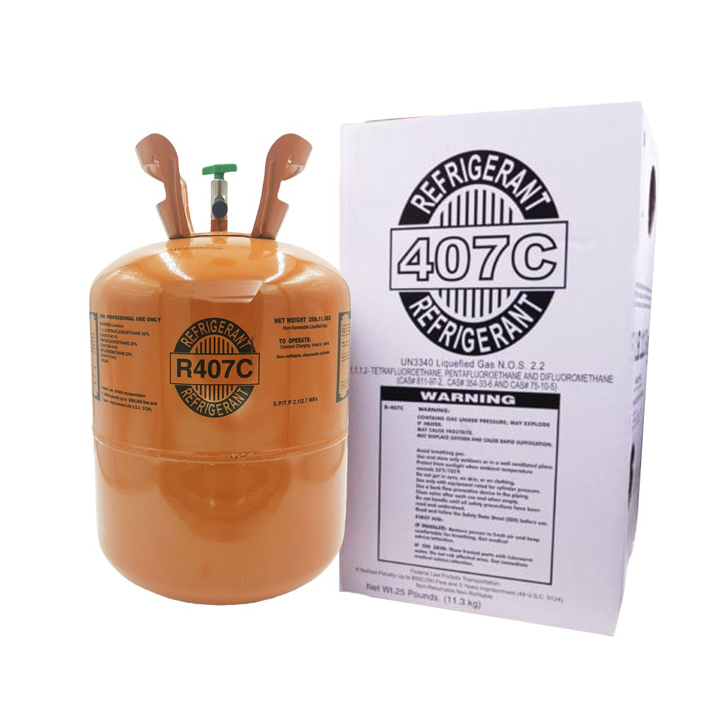 25LB R407C (R-407C) Refrigerant Gas | 40  Cylinders