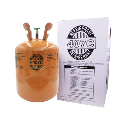 25LB R407C (R-407C) Refrigerant Gas | 10  Cylinders