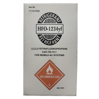 11 LB R1234yf (R-1234yf) Refrigerant Gas | 40 Cylinders