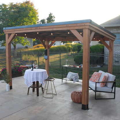 3.7m X 2.9m (12ft x 9.5ft) Arcadia Gazebo