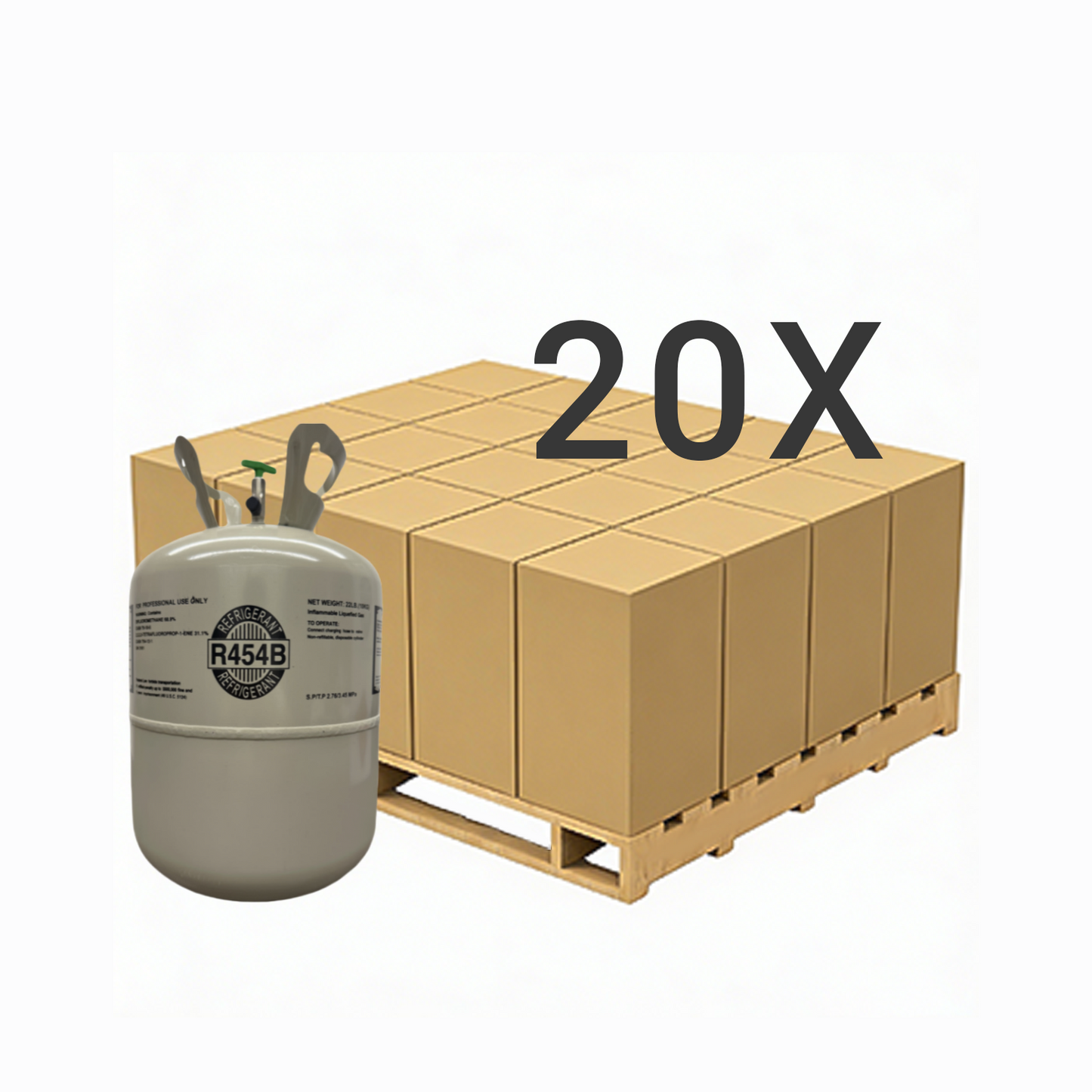 22LB R454B (R-454B) Refrigerant Gas