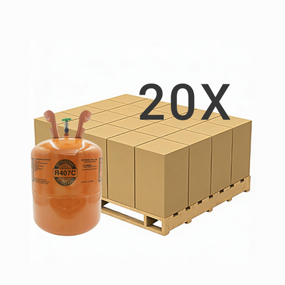 25LB R407C (R-407C) Refrigerant Gas | 5 Cylinders