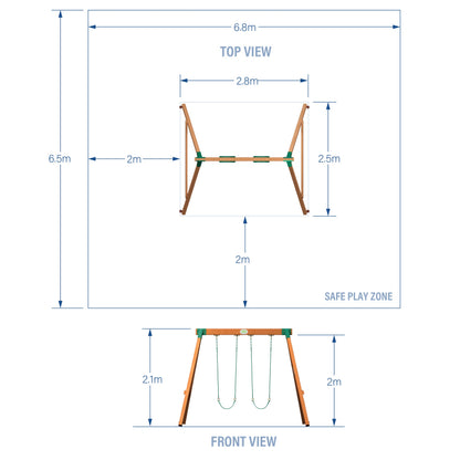 Durango Heavy-Duty Swing Set