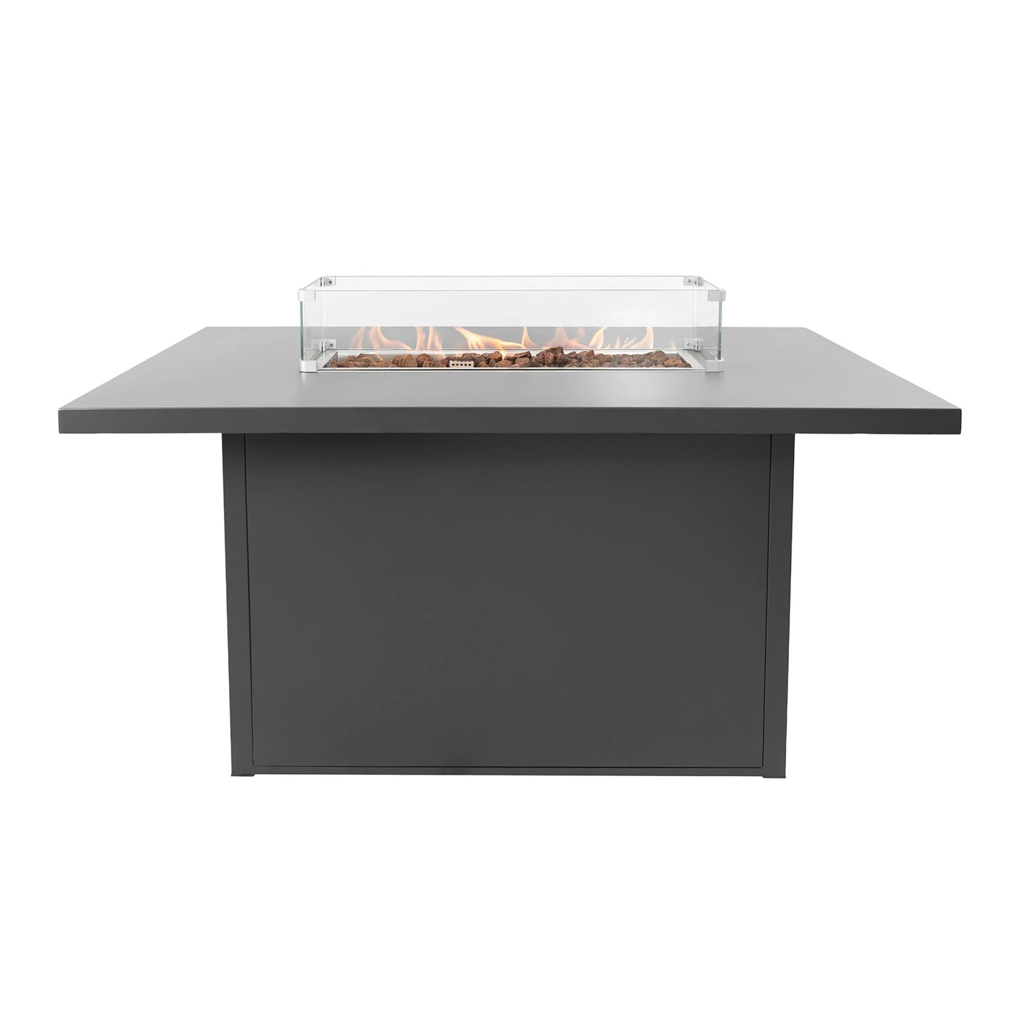 Aluminium 7 Seater Garden Furniture Set With Fire Pit