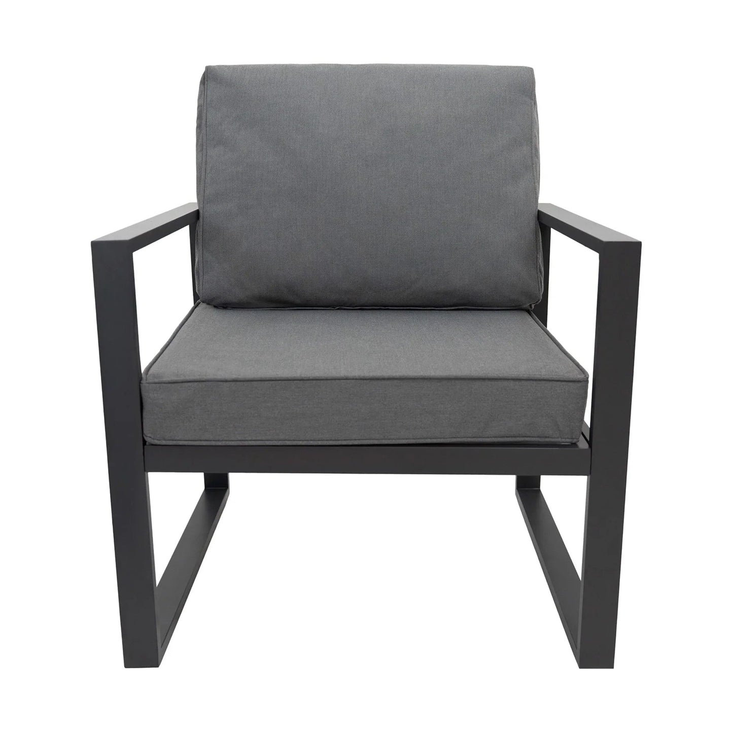 Aluminium 7 Seater Garden Furniture Set With Fire Pit