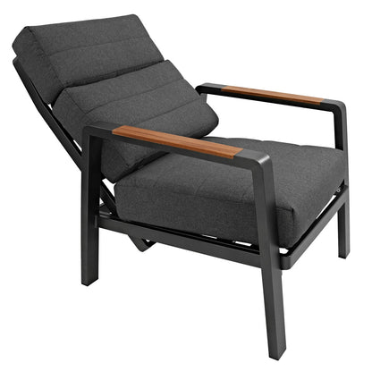 5 Seater Reclining Furniture Set With Firepit
