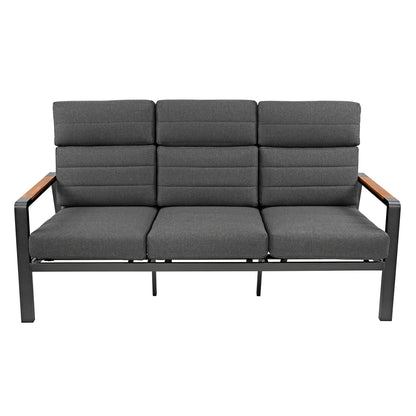 5 Seater Reclining Furniture Set With Firepit