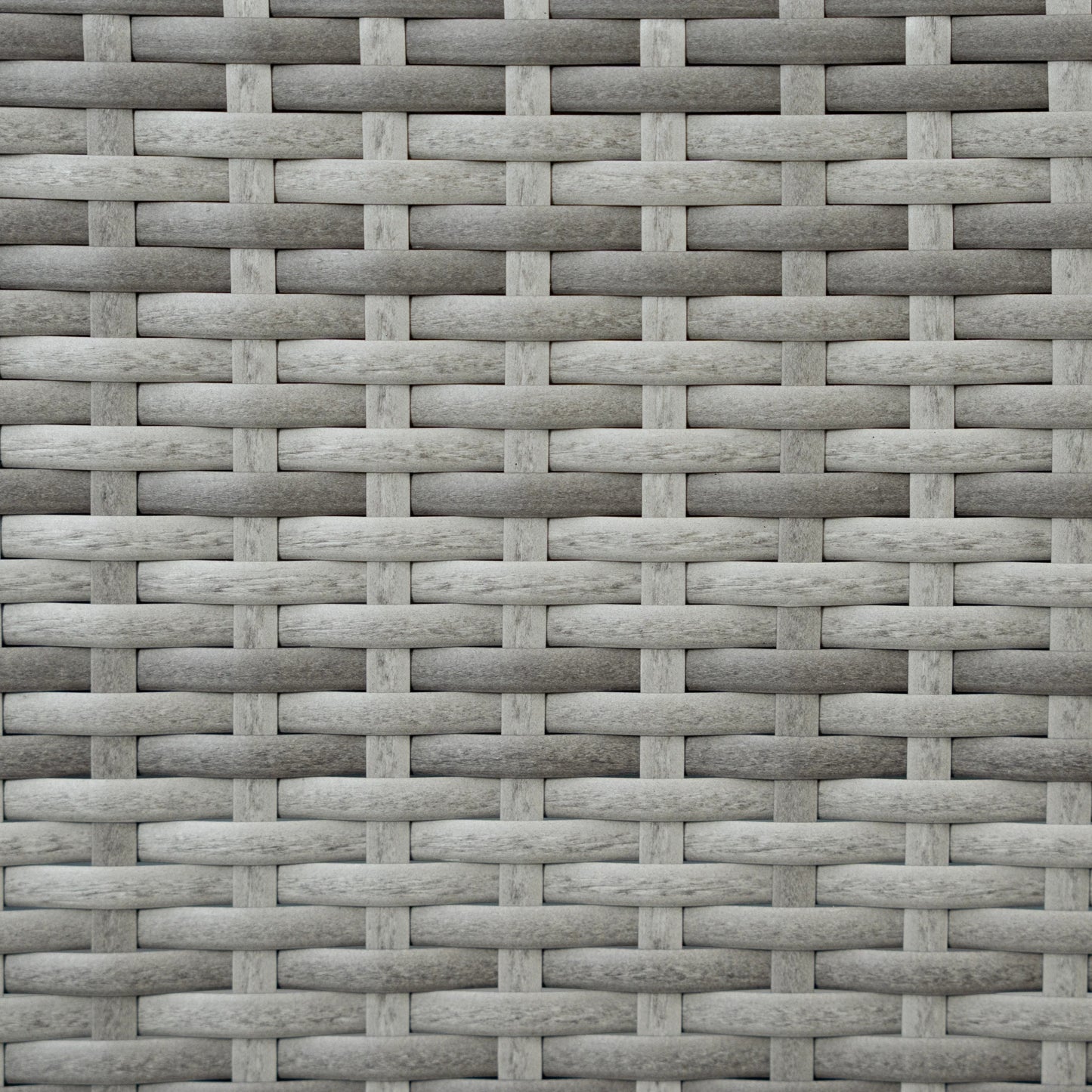 Rattan Corner Set With Composite Table – Grey