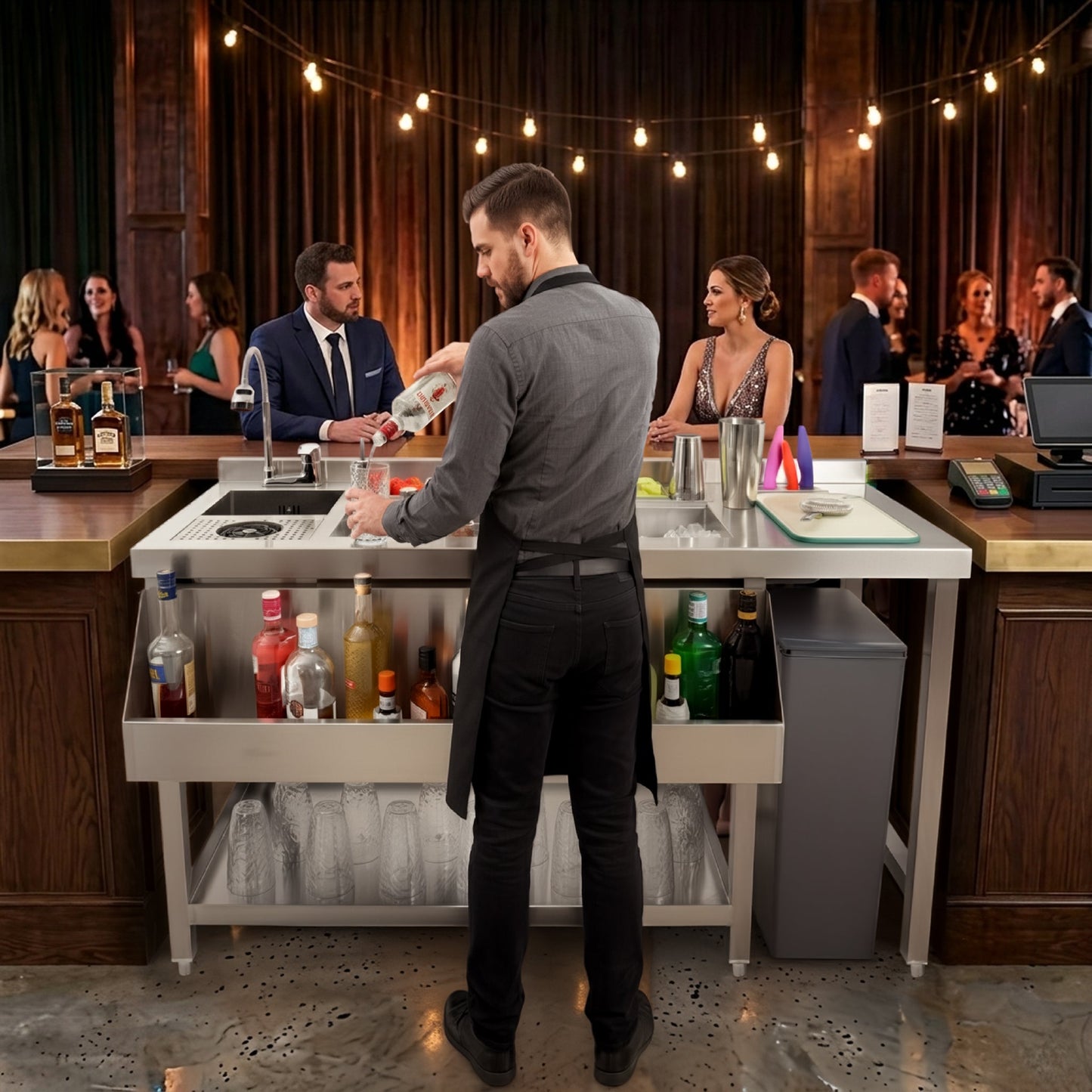 Premium Cocktail Bar Station