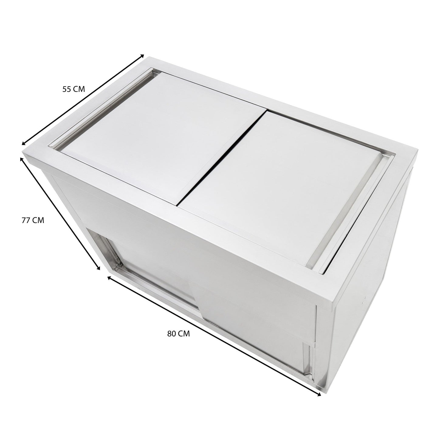 Mobile Ice Cart - 800mm