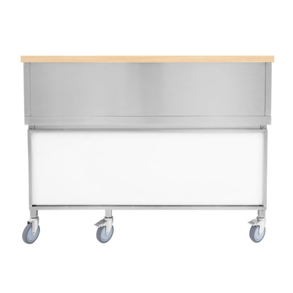 Mobile Cocktail Bar Station & Ice Cart – 1000mm