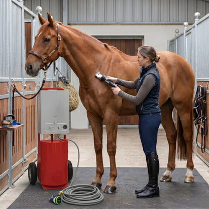 Horse Shower & Cordless Clippers – Red