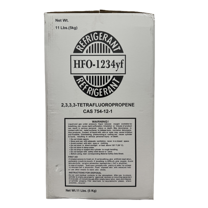 11 LB R1234yf (R-1234yf) Refrigerant Gas | 30 Cylinders