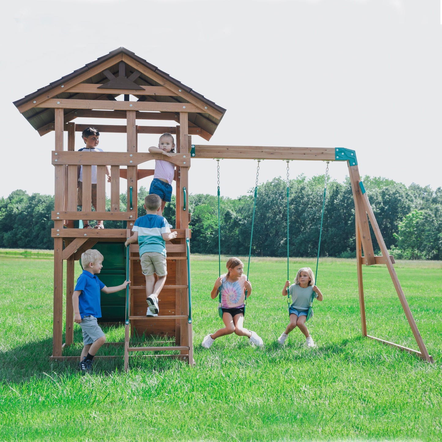 Lightning Ridge Swing Set and Climbing Frame