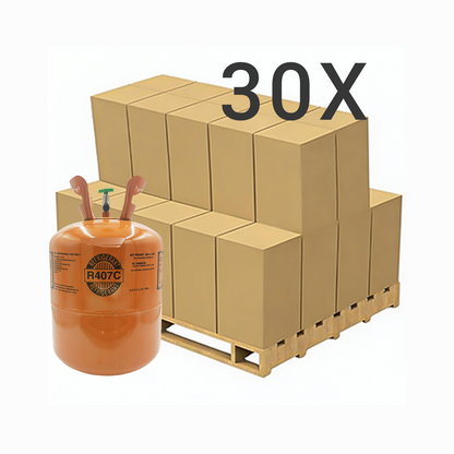 25LB R407C (R-407C) Refrigerant Gas | 30  Cylinders