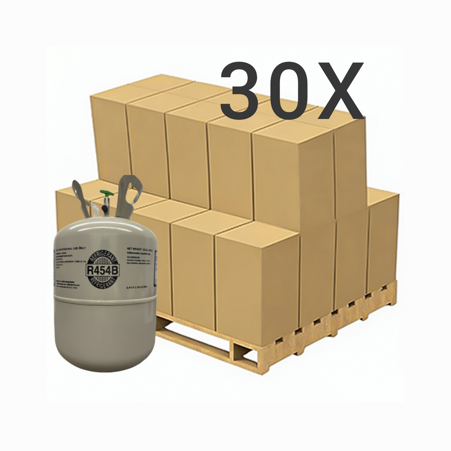 22LB R454B (R-454B) Refrigerant Gas | 10 Cylinders