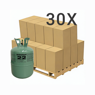 30LB R22 (R-22) Refrigerant Gas | 30 Cylinders