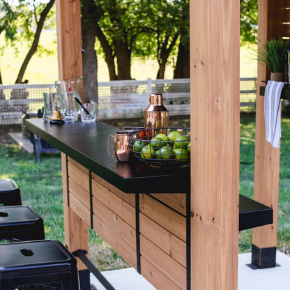 2.6m x 1.9m (8ft x 6ft) Cedar Springs Outdoor Bar
