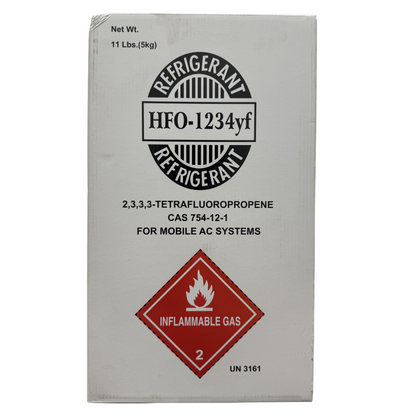 11 LB R1234yf (R-1234yf) Refrigerant Gas | 20 Cylinders