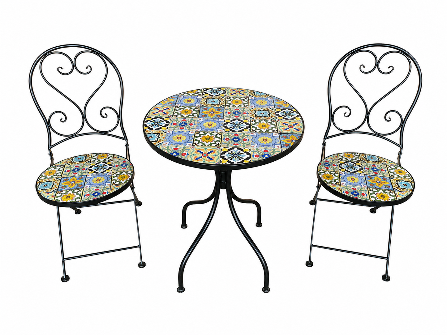Majorelle Mosaic Bistro Set