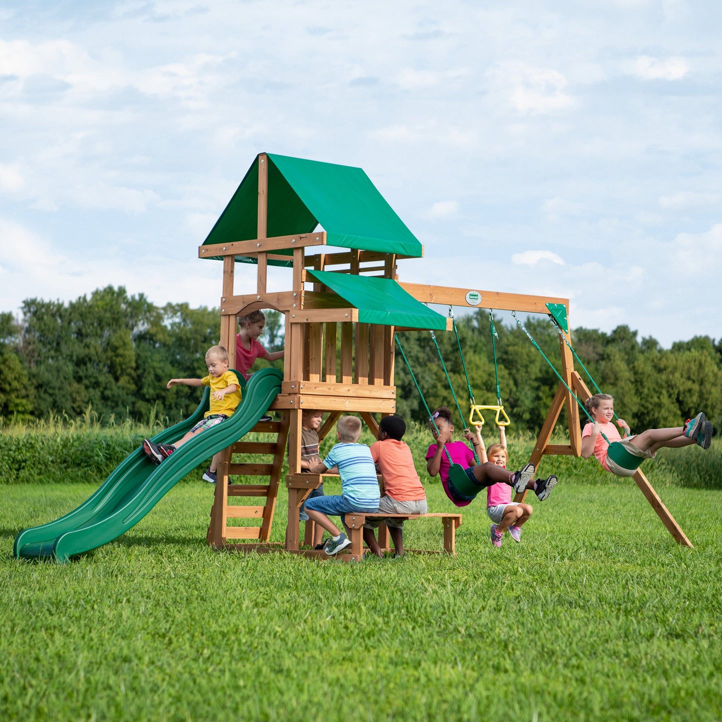Belmont Swing Set and Climbing Frame