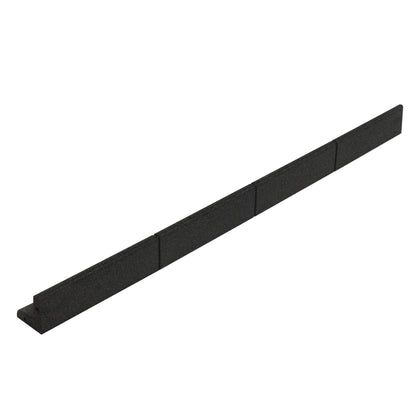 Flexible Lawn Edging 60m With Mallet - Black