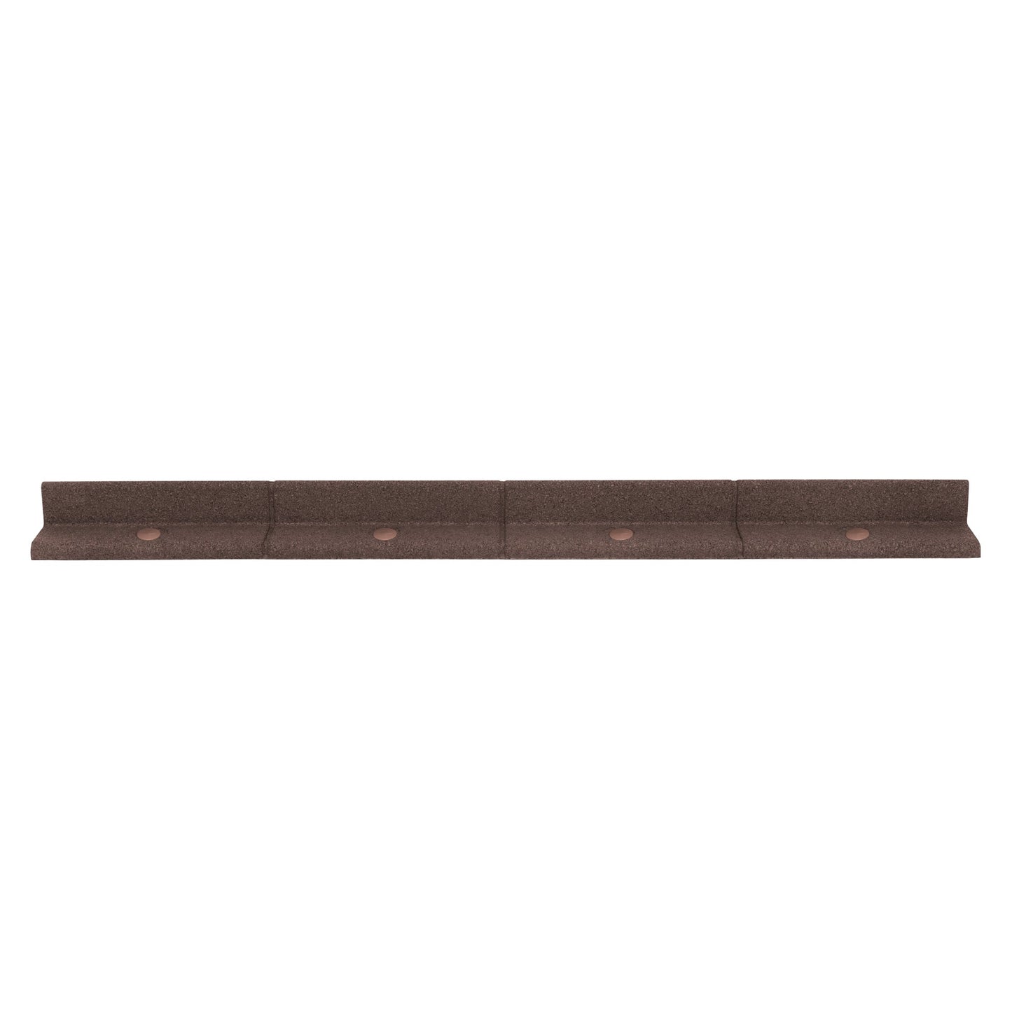 Flexible Lawn Edging 12m With Mallet - Brown