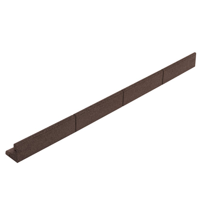 Flexible Lawn Edging 24m With Mallet - Brown