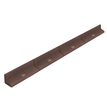 Flexible Lawn Edging 43.2m With Mallet - Brown