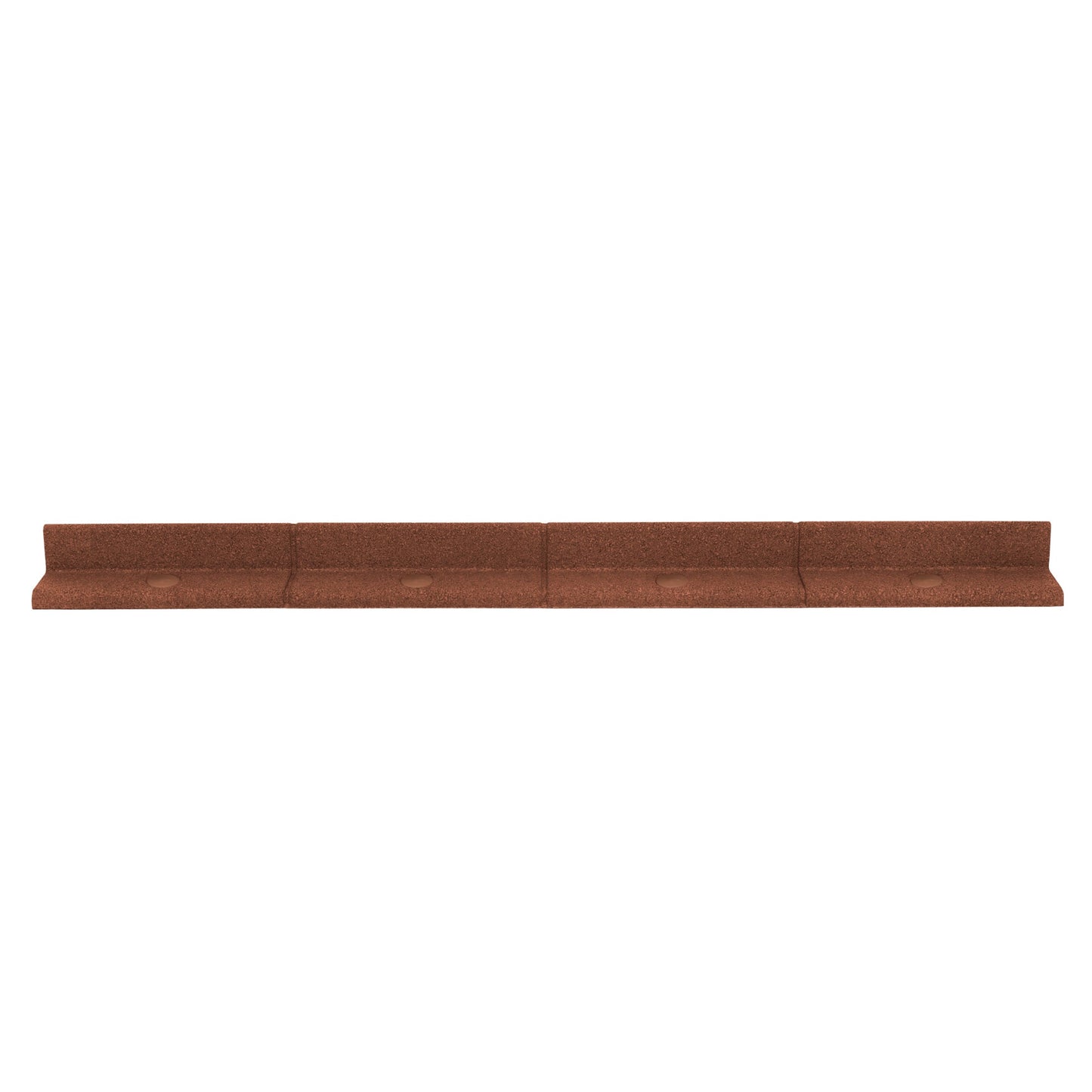 Flexible Lawn Edging 19.2m With Mallet - Terracotta